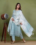 chanderi block print suits, chanderi block print suits Jaipur, Sanganeri print suits buy online