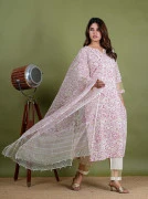 modal silk suits, chanderi block print suits, chanderi block print suits Jaipur